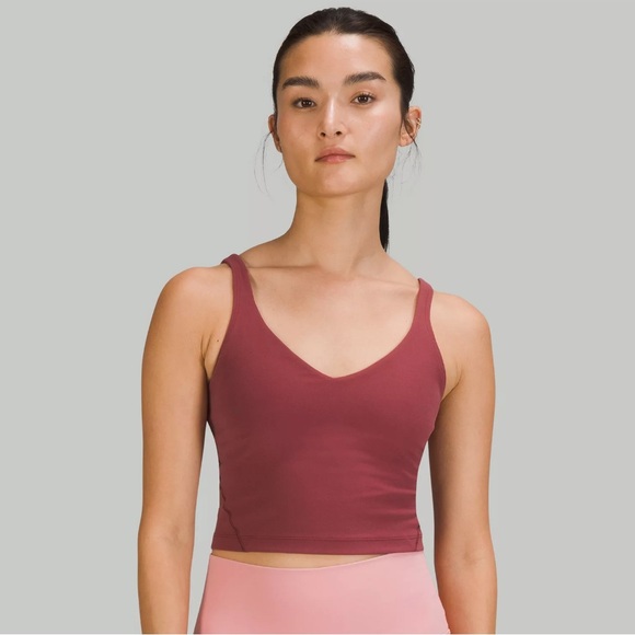 lululemon athletica Burgundy Tank Top - Picture 1 of 3
